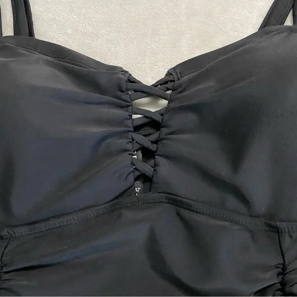 Torrid Lattice Front One Piece Swimsuit - Picture 3 of 11